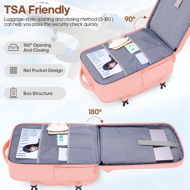 Mosslly Luggage Sets 3 Piece, Expandable 100% PC Hardshell Suitcase