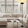 BoostArea Dimmable Floor Lamp,30W 3000LM Super Bright LED Torchiere Standing