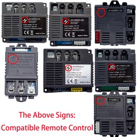 12V 24V JR1839FCC 2.4ghz Bluetooth Remote Control for Ride on Toys car,Compatible with HY2025RX-SE-12V JR1922RXS ZCY1810RX JR1930RX-2-24V JR1630RX-12V HY2005RX-RM-24V JR1858RXS-7P JR-RX-12V