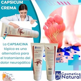 Capsicum Crema Auxiliar Para Neuropatía Diabética