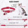 DILLYBUD Rhinestone Cat Collar Breakaway with Bell, Diamond Cat Collar