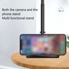HD Webcam, Multifunctional Base Retractable Pole Three Colors Autofocus Web