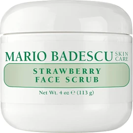Mario Badescu Exfoliante facial de fresa para todo tipo de piel Exfoliante facial que afina la piel apagada Formulado con semillas de fresa y harina de maíz 113 gr