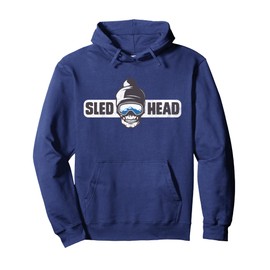 Sled Head Hoodie - Distressed Pullover Hoodie