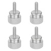 sourcing map 4Pcs M3x10 Aluminum Thumb Screws, 12x20mm(ODxH) Computer Case
