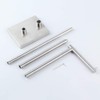 GERZWY Toilet Paper Holder Free Standing with Reserve, SUS 304
