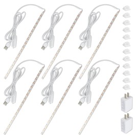 6 Pieces Sewing Machine Light Strip with Touch Dimmer, 12in Sewing Machine Lights Led Strip with 60LEDS, Daylight White Sewing Machine Light Fits All Sewing Machines