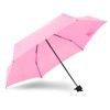 Compact Travel Umbrella with Case, Small Mini Lightweight 34-Inch Coverage,