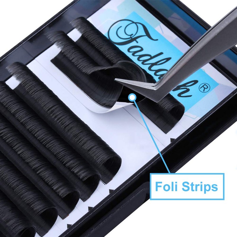 Volume Eyelashes, 0.07 mm Thickness, DD Curl, 10 mm Length,