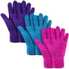 Patelai 3 Pairs Microfiber Plant Dusting Gloves Leaf Cleaning Gloves