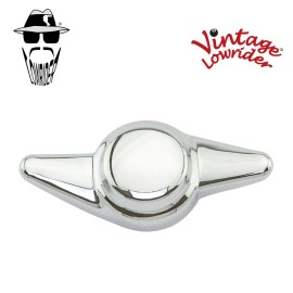 Vintage Lowrider UNIVERAL 24T GENUINE ORIGINAL VINTAGE LOWRIDER KNOCK-OFF 3/8 AXLE 648 CHROME