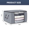 90L Large Storage Bags 6 Pack Foldable Storage Bags with