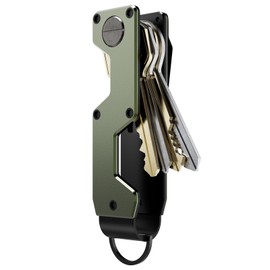 MINBERAND Key Organizer Compact Key Holder Metal Key Chain Minimalist key case key holder for keychain Secures 1-5 Keys