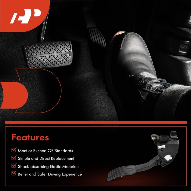 A-Premium Accelerator Pedal with Position Sensor Assembly Compatible with Nissan