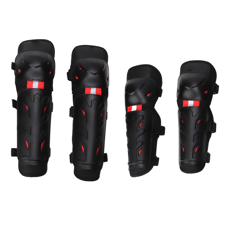 4PCS Knee Pads Elbow Pads Night Luminous Knee Protective Gear
