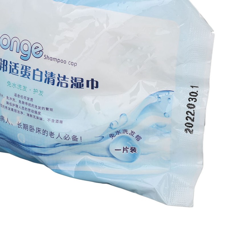 Water Free Shampoo Cap Soothing Comfortable Protein Cleaning Rinse Free