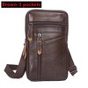 Leather Crossbody Bag for Daily Carry – Compact Multi-Pocket Phone