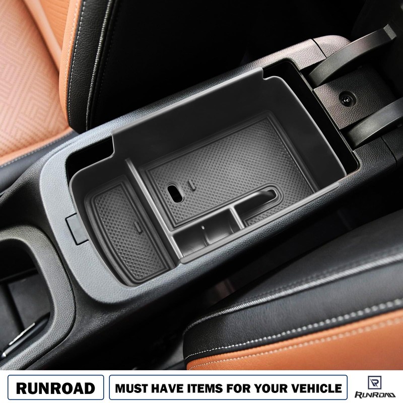 RUNROAD Center Console Organizer Tray Compatible with 2024 2025 Chevy