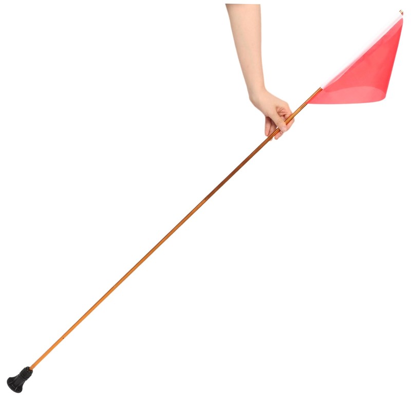 KICHOUSE Kayak Accessory Folding Flag Pole Safety Flag Bright Conspicuous