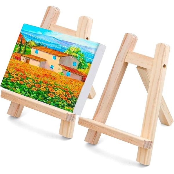 Wooden Easel, Mini Easel, Small, Easels, Pack of 2, Mini