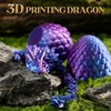 3D Dragon Egg Ornament, 1/17pcs Creative Laser Engraving Dinosaur with