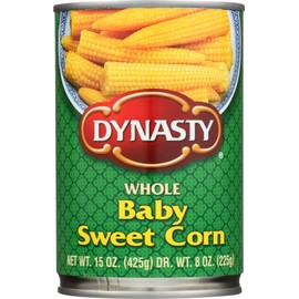 Dynasty Baby Sweet Corn Whole -- 15 oz - 2 pc