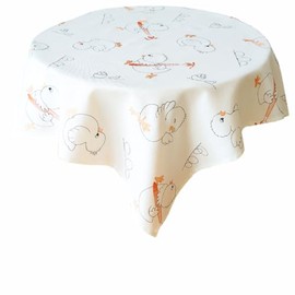 texpot Tablecloth 85 x 85 cm Embroidery Chick Easter Blanket Spring Easter