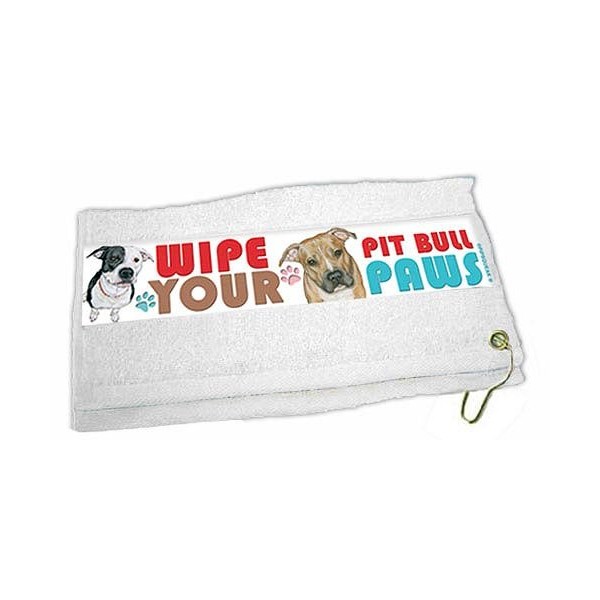 Pit Bull Terrier Paw Wipe Towel