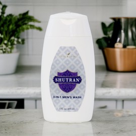Young Living Shutran 3-in-1 Men's Wash - 3 oz - Moisturizing Hair, Face, and Body Cleanser with Essential Oils - Premium Hygiene for Natural Skincare in Men