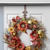 Haute Decor Adjustable Length Wreath Hanger with Removable Icon (Oil-Rubbed