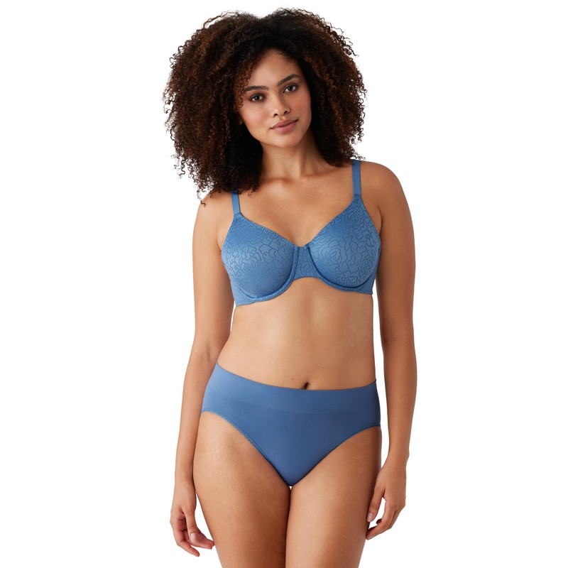 Wacoal Inside Job Brasier con Aros para Mujer, Azul (Coronet