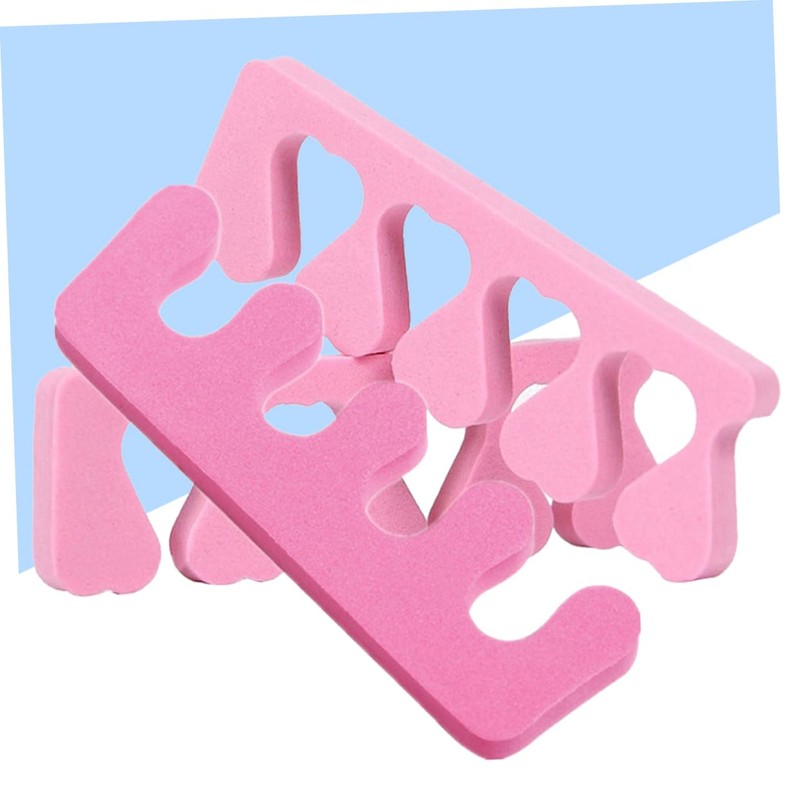 FOMIYES Nail Toe Separators Sponge Finger Separator 20pcs Set Toe