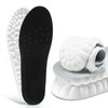 2 Pairs Memory Foam Insoles Shock Absorption Flexible Replacement Insoles