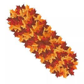 Celebrate Together Fall Thanksgiving Table Runner (Pile of Leaves, 36")
