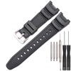 XBHSW Resin Strap Compatible with Casio SGW100 SGW-100 Mens Sports