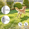 Duckygoo Dog Tie Out Cable & Stake with Lock-Cap, Heavy