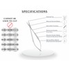 Cuticle Scissors Extra Fine Curved Eyebrow Scissors, Professional Ultra Sharp