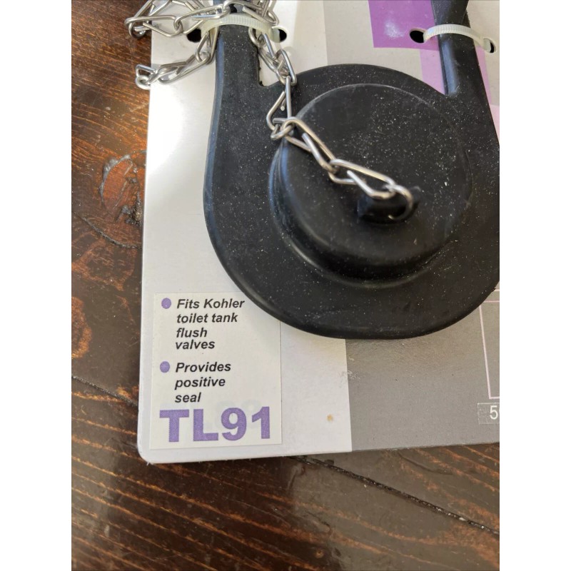 LDR Flapper Toilet Tank Ball With Chain Fits Kohler TL91