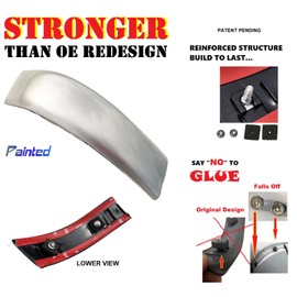 ADVANCE IGNITION Upgraded Roof Molding Compatible with Ford 99-07 F-250 F-350 F-450 F-550 Super Duty (Regular Cab & Crew Cab) Left Driver LH Z3 Silver Metallic YC3Z2551729PTM 1999-2007