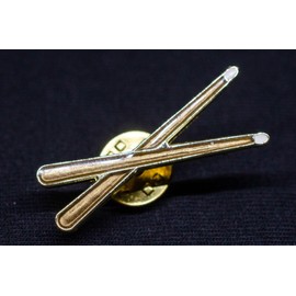 Miniblings Drum Sticks Pin Brooch Drumsticks Percussion Drum Kit Handmade Fashion Jewellery I Lapel Pin Button Pins, Metal