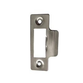 Short Strike Plate Mortice Latch x 1 - Polished Stainless Steel