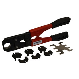Sargent 9358 SAK 1-Inch Ultra Lite Size-All 4-in-1 Crimp Tool with 3/8-Inch, 1/2-Inch and 3/4-Inch Interchangeable Dies for Copper Rings