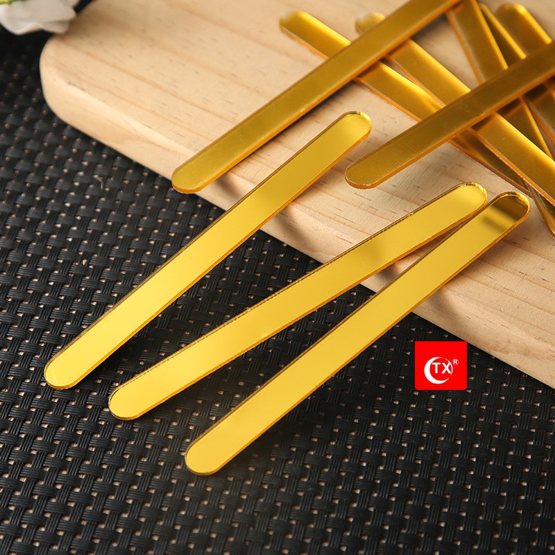 50PCS Acrylic Popsicle Sticks Reusable Cakesicle Sticks Party Favors for