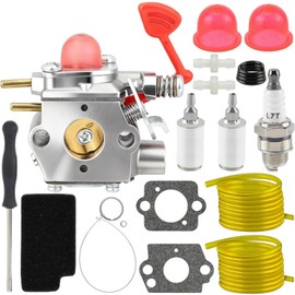 545081855 Carburetor Fits for Poulan Pro BVM200VS BVM200C P325 P200C GBV325 for Craftsman 358794650 25CC Leaf Blower Carb Parts Replaces WT-875 WT-875A, with Air Filter Tune Up Kit