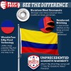 Anley Rip-Proof Double Sided 3-Ply Colombia Flag 3x5 Ft Colombian