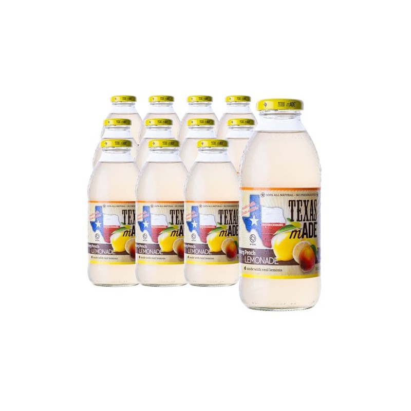 Texasmade Lemonade, 16 fl oz (Pack of 12)