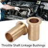 2Pcs Bell Crank Throttle Shaft Linkage Bushings Brass Rustproof for