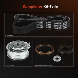 Frankberg Timing Belt Tensioner Pulley Tensioning Device Belt Tensioner V-Ribbed Belt Drive Deflection Guide Pulley Replace# 2522960