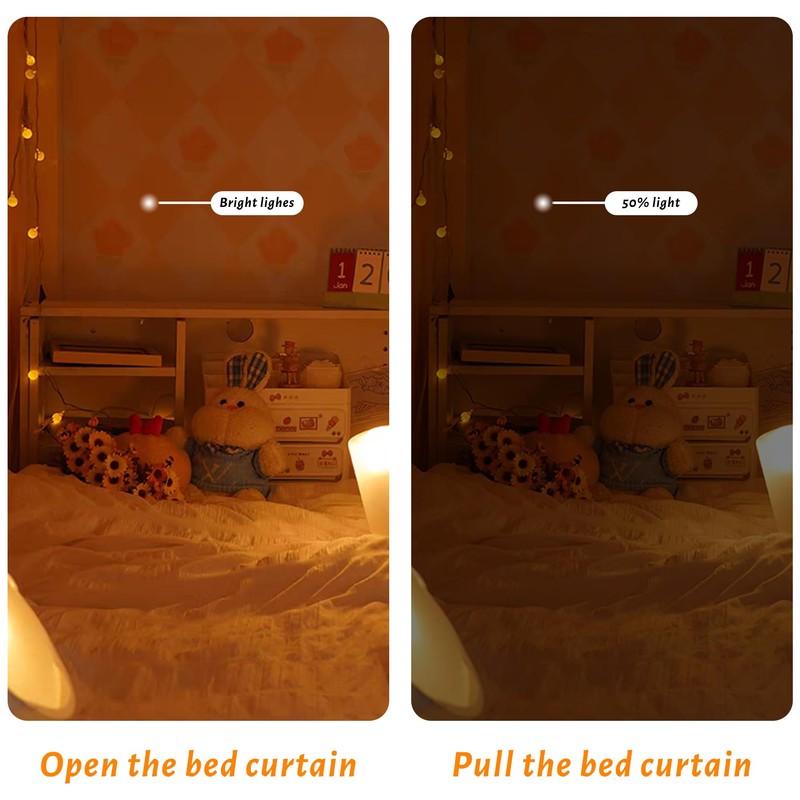 Hoce Bunk Bed Curtain Gauze Bunk Bed Curtains Drapes with