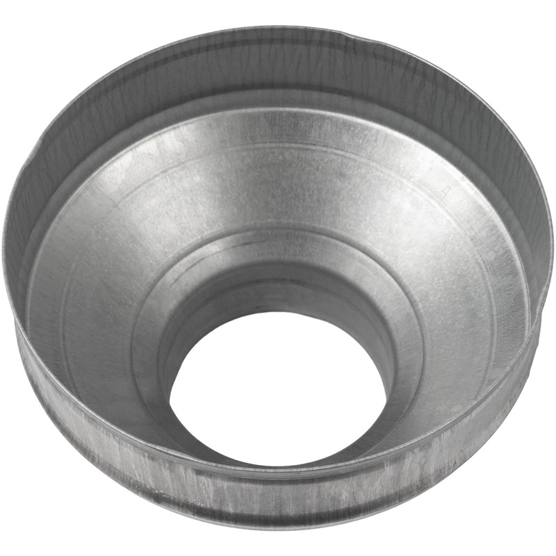 8" to 4" Inch Galvanized Steel Round Duct Reducer -